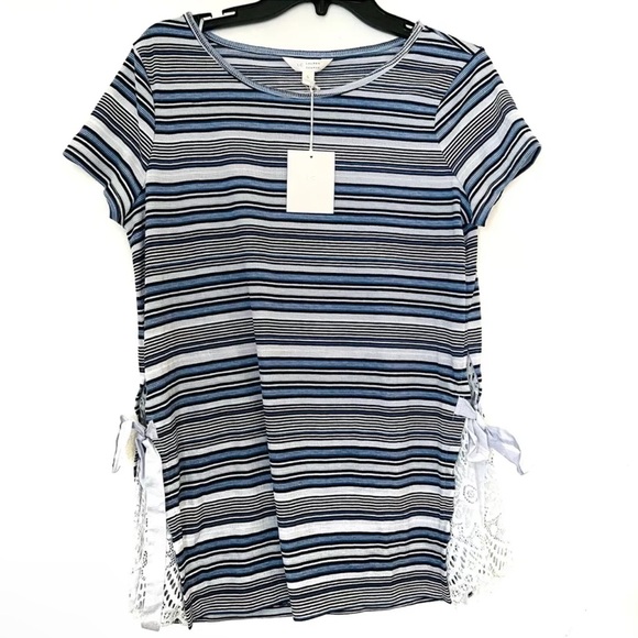 LAUREN CONRAD Top Size S Side Tie Lace - Picture 1 of 7